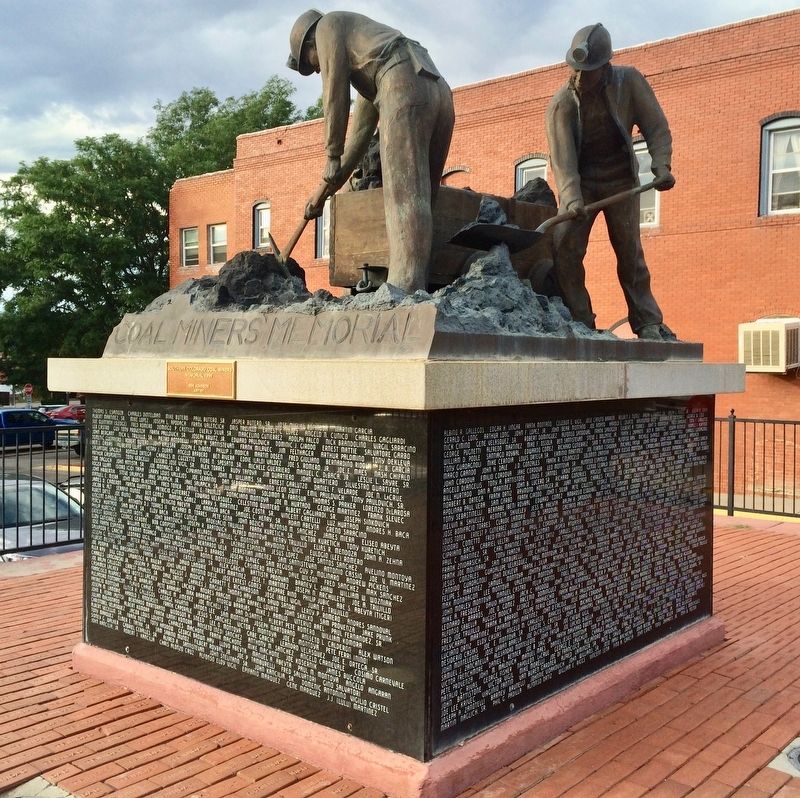 Coal Miners' Memorial. Click for full size. Coal Miners' Memorial image. Click for full size.