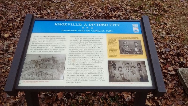 Knoxville: A Divided City Marker image. Click for full size.