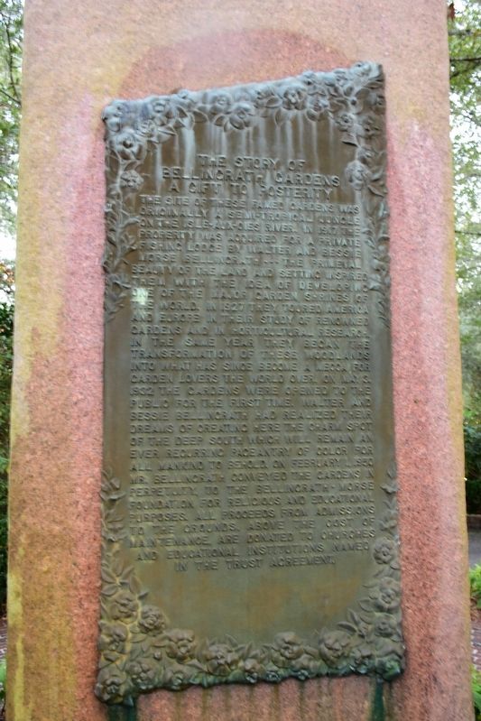 The Story of Bellingrath Gardens Marker. Click for full size. The Story of Bellingrath Gardens Marker image. Click for full size.