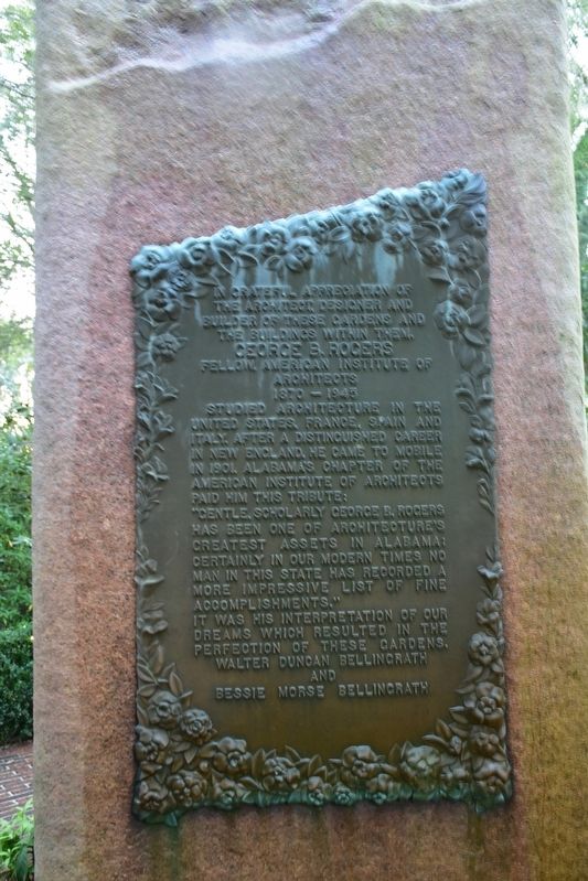 The Story of Bellingrath Gardens Marker. Click for full size. The Story of Bellingrath Gardens Marker image. Click for full size.