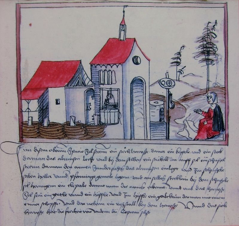 And for that a Chapel and Begging Stick Marker - Inset Illustration. Click for full size. And for that a Chapel and Begging Stick Marker - Inset Illustration image. Click for full size.