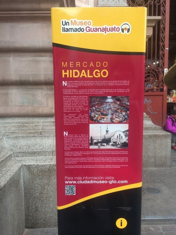 The Hidalgo Market Marker. Click for full size. The Hidalgo Market Marker image. Click for full size.