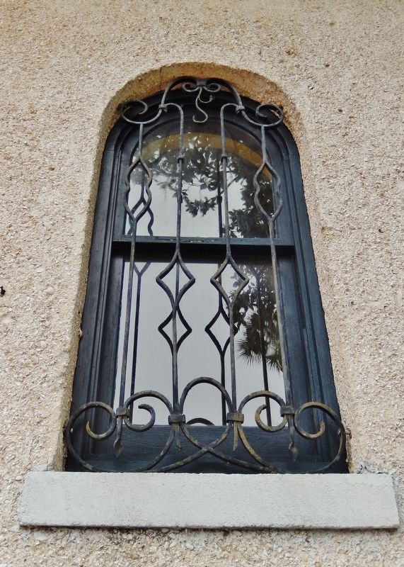 Anderson Cottage (<b><i>window and wrought iron detail)</b></i> image. Click for full size.