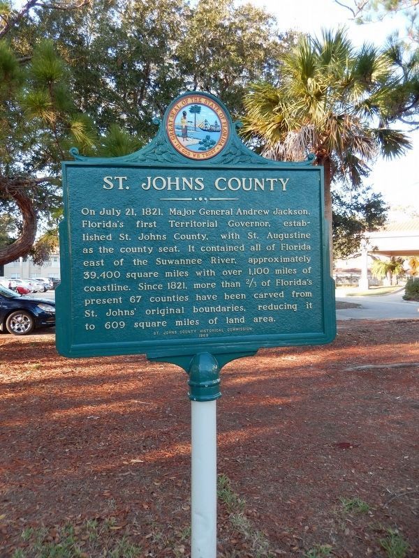 St. Johns County Marker image. Click for full size.
