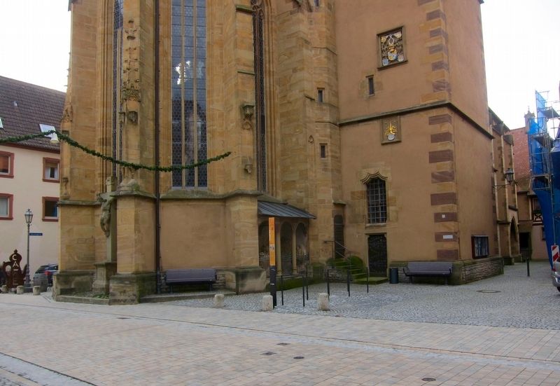 Pfarrkirche St. Bartholomäus / St. Bartholomew's Parish Church and Marker - Wide View. Click for full size. Pfarrkirche St. Bartholomäus / St. Bartholomew's Parish Church and Marker - Wide View image. Click for full size.