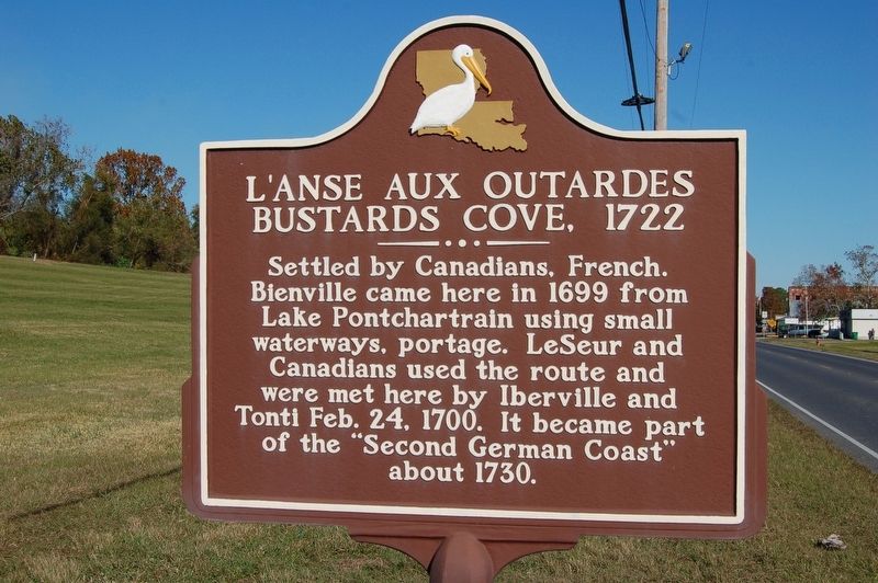 L'Anse Aux Outardes Marker. Click for full size. L'Anse Aux Outardes Marker image. Click for full size.