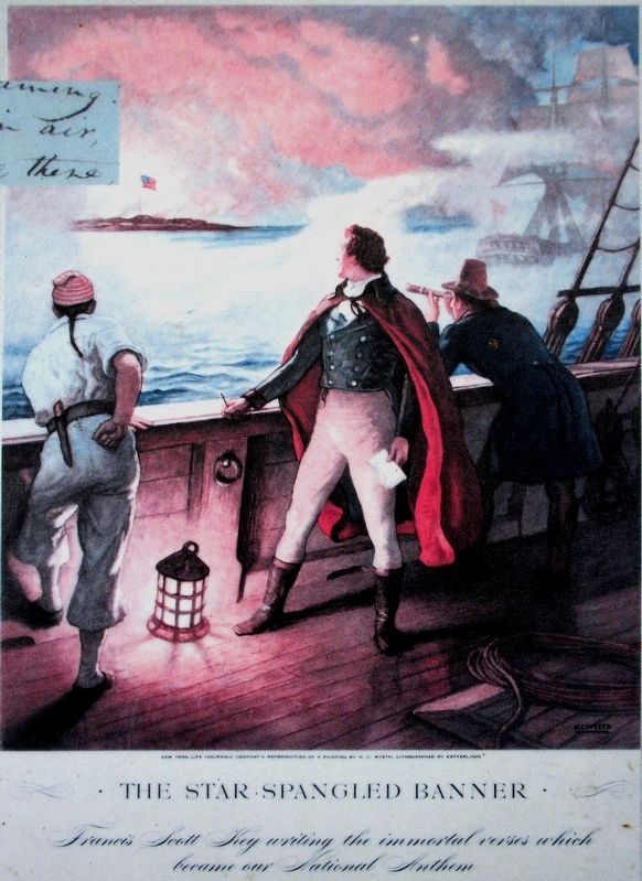 The Star Spangled Banner. Click for full size. The Star Spangled Banner image. Click for full size.