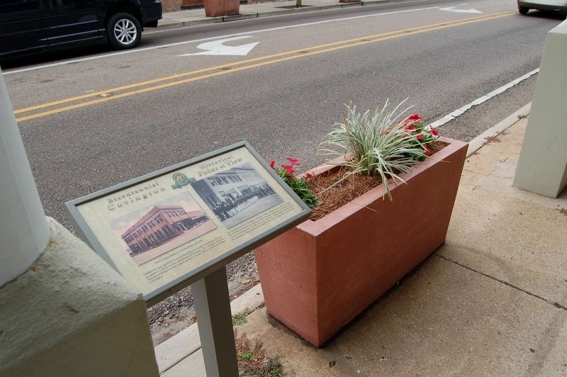 The Covington Bank and Trust Building Marker. Click for full size. The Covington Bank and Trust Building Marker image. Click for full size.