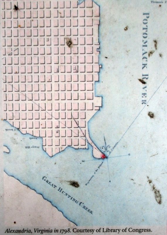 Alexandria, Virginia in 1798. Click for full size. Alexandria, Virginia in 1798 image. Click for full size.