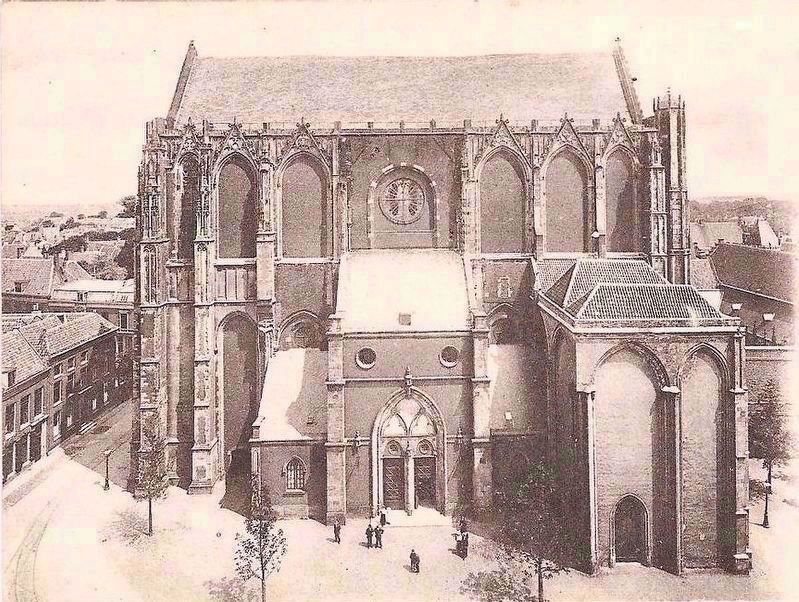 <i>Domkerk</i>, or St. Martin's Cathedral - Postcard View from the Dom Tower image. Click for full size.