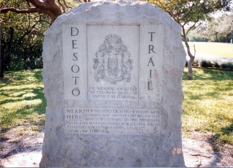 DeSoto Trail Marker image. Click for full size.