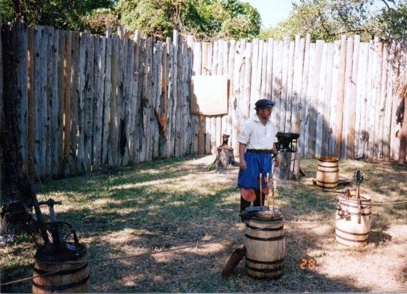 DeSoto National Memorial encampment area image. Click for full size.