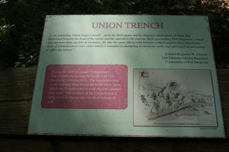 Union Trench Marker image. Click for full size.