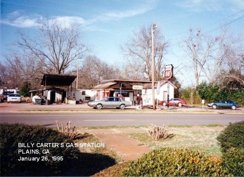 Billy Carter's gas station-Plains GA (Pres. Carter's brother). Click for full size. Billy Carter's gas station-Plains GA (Pres. Carter's brother) image. Click for full size.