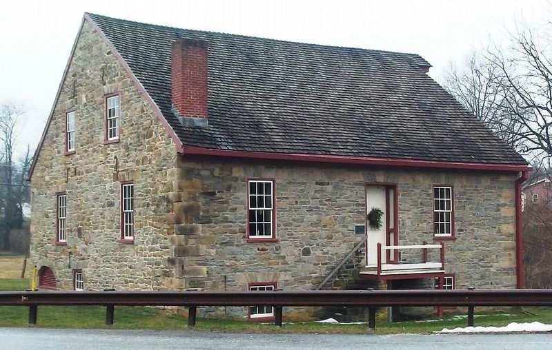 Swigart's Mill and NRHP Marker image. Click for full size.