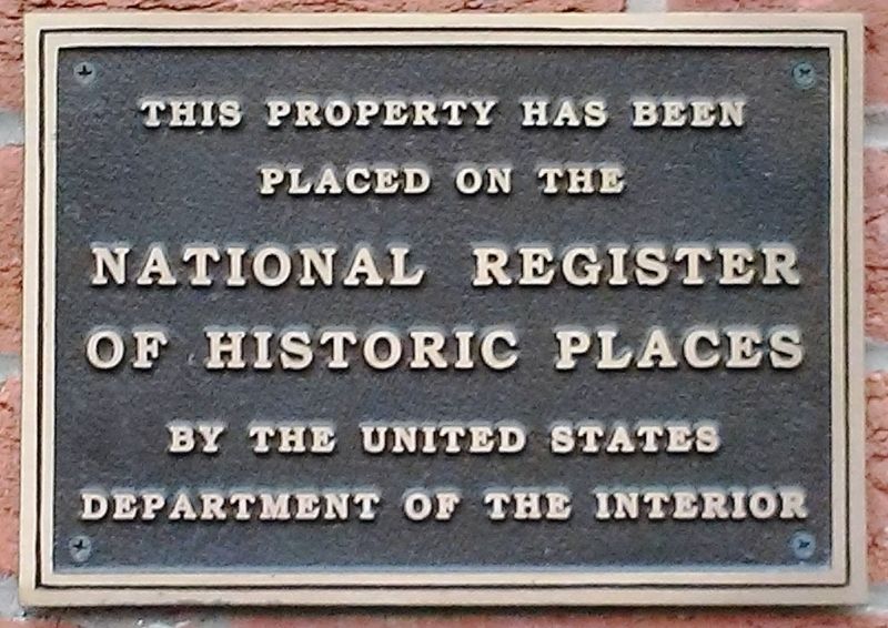 459 West Market Street NRHP Marker image. Click for full size.