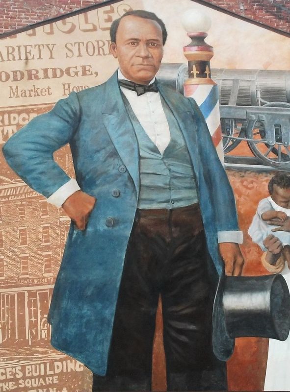 William C. Goodridge, Entrepreneur Mural Portrait Detail image. Click for full size.