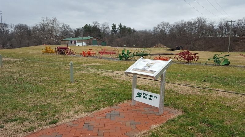 Farm Machinery From The Past Marker. Click for full size. Farm Machinery From The Past Marker image. Click for full size.