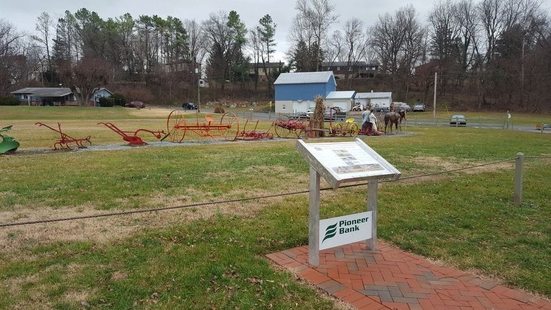 Farm Machinery From The Past Marker. Click for full size. Farm Machinery From The Past Marker image. Click for full size.