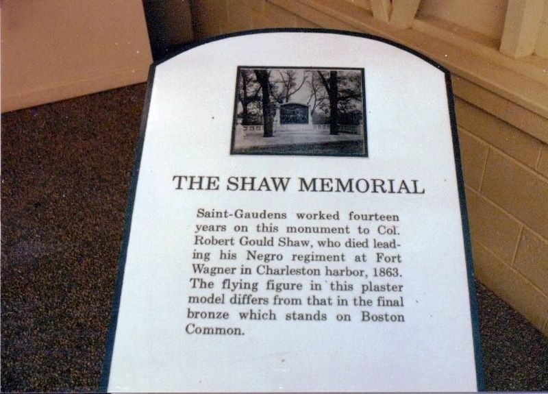The Shaw Memorial image. Click for full size.