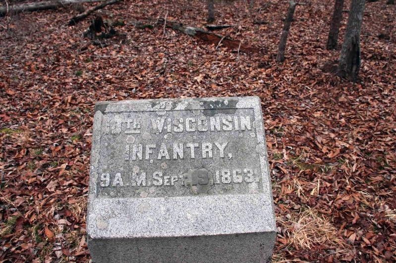 10th Wisconsin Infantry Regiment Marker image. Click for full size.