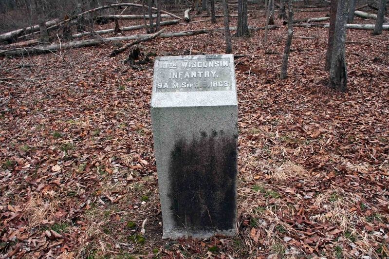 10th Wisconsin Infantry Regiment Marker image. Click for full size.