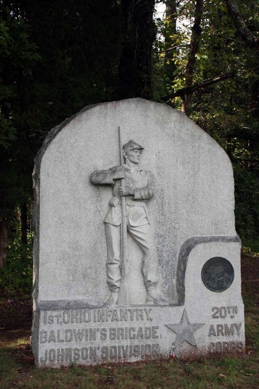 1st Ohio Infantry Monument. Click for full size. 1st Ohio Infantry Monument image. Click for full size.
