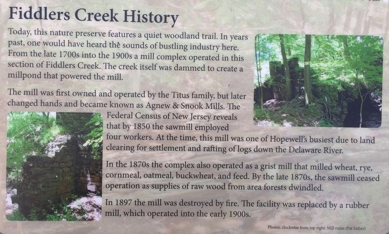 Fiddlers Creek History Marker image. Click for full size.
