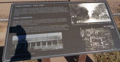 Fort Lowell 1873-1891 / Post Hospital Marker. Click for full size. Fort Lowell 1873-1891 / Post Hospital Marker image. Click for full size.