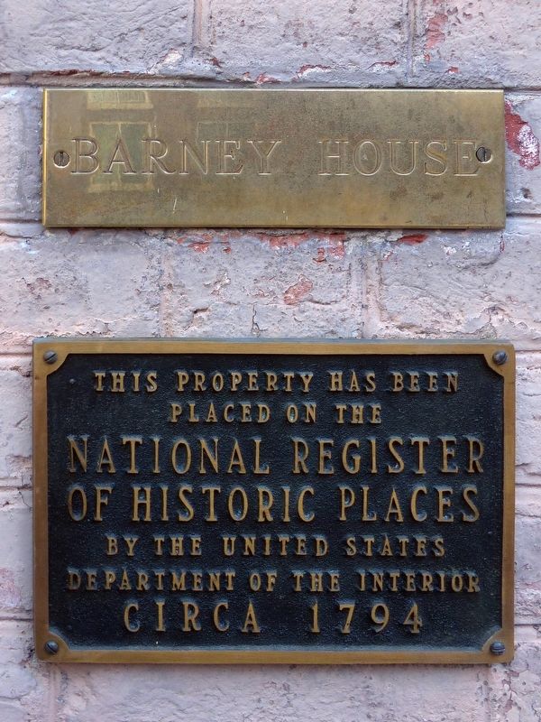 Barney House Marker image. Click for full size.