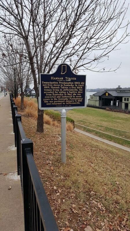 Hannah Toliver Marker. Click for full size. Hannah Toliver Marker image. Click for full size.