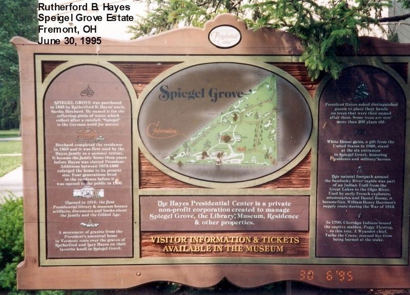 Spiegel Grove Marker image. Click for full size.