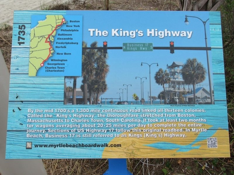 The King’s Highway Marker. Click for full size. The King’s Highway Marker image. Click for full size.