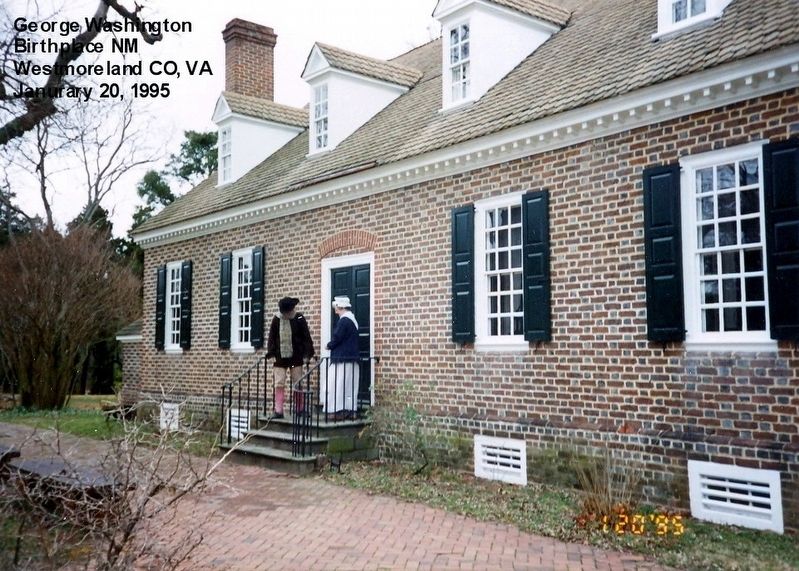 George Washington Birthplace image. Click for full size.
