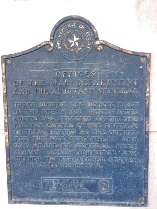 Offices Of The War Department And The Adjutant General Marker image. Click for full size.
