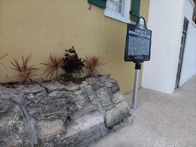 Remnants of Rodriguez Arsian House and Marker image. Click for full size.