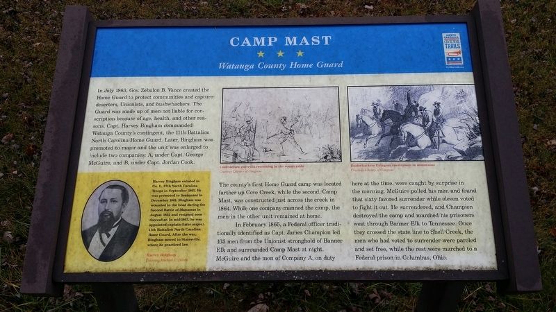 Camp Mast Marker image. Click for full size.