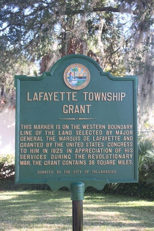 Lafayette Township Grant Marker. Click for full size. Lafayette Township Grant Marker image. Click for full size.