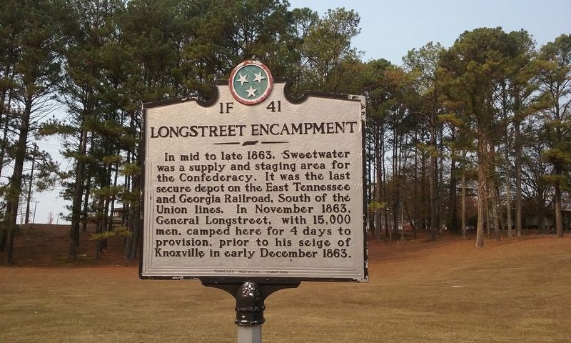 Longstreet Encampment Marker image. Click for full size.