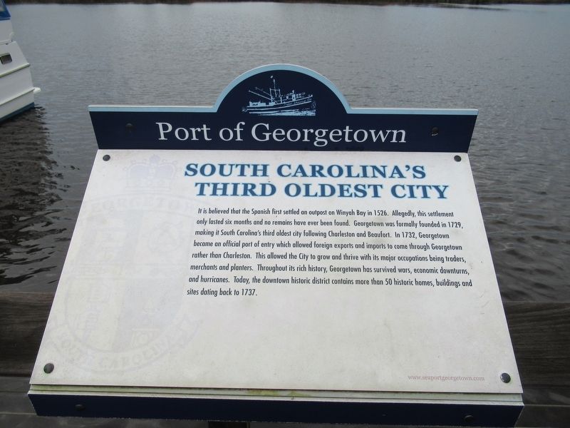 South Carolina's Third Oldest City Marker image. Click for full size.