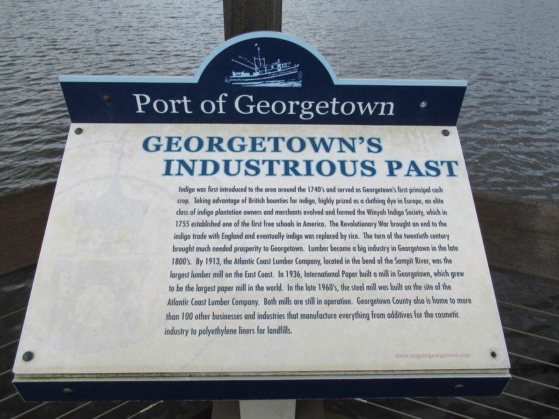 Georgetowns Industrious Past Marker image. Click for full size.