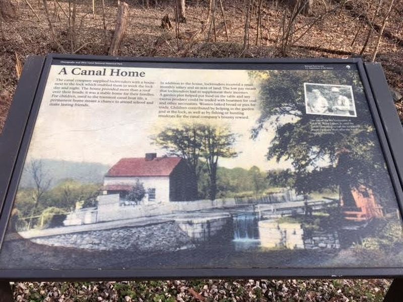 A Canal Home Marker image. Click for full size.