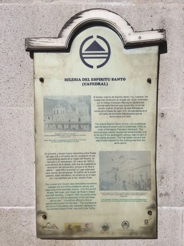 Cathedral of the Holy Spirit Marker. Click for full size. Cathedral of the Holy Spirit Marker image. Click for full size.