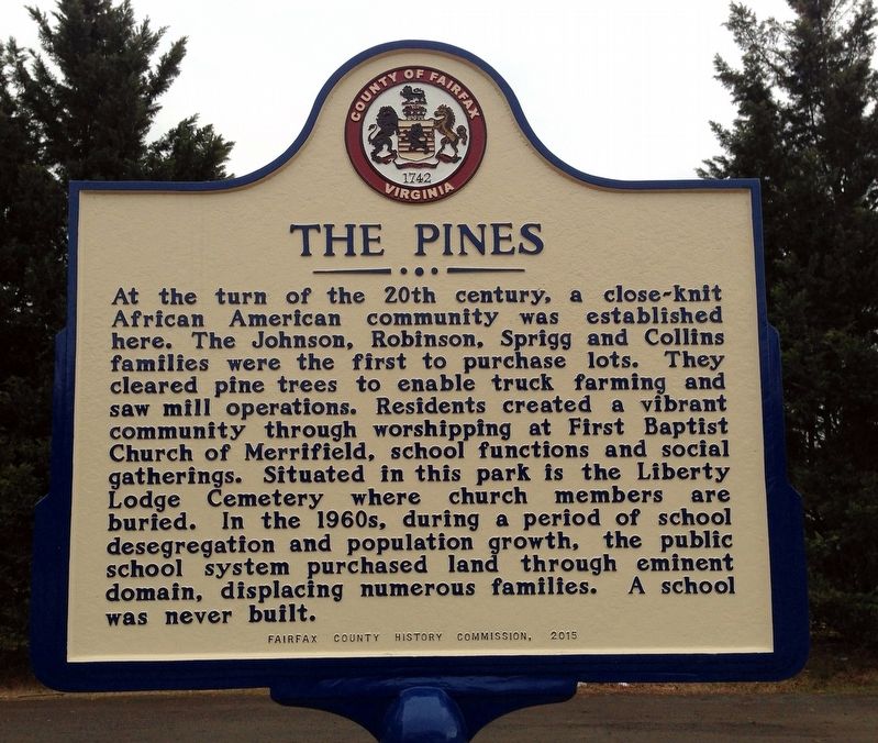 The Pines Marker image. Click for full size.