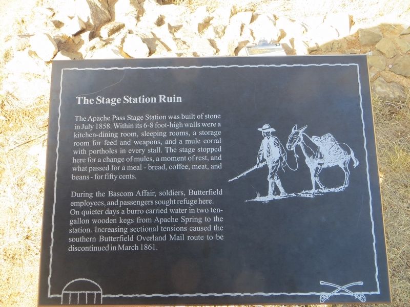The Stage Station Ruin Marker image. Click for full size.