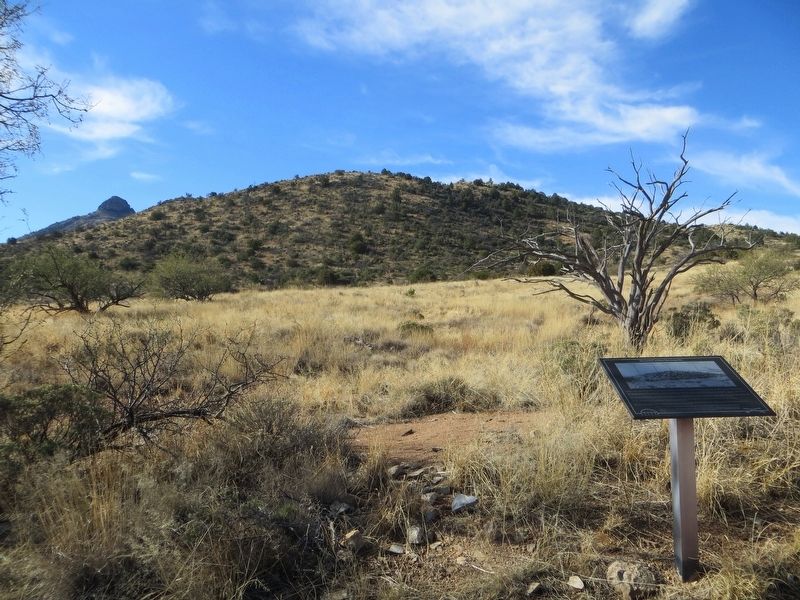 Bascom-Cochise Meeting Site Marker image. Click for full size.