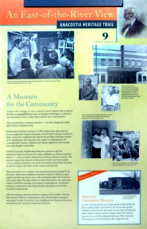 A Museum for the Community Marker image. Click for full size.