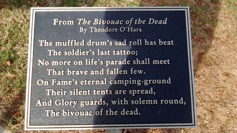 The Bivouac of the Dead. Click for full size. The Bivouac of the Dead image. Click for full size.