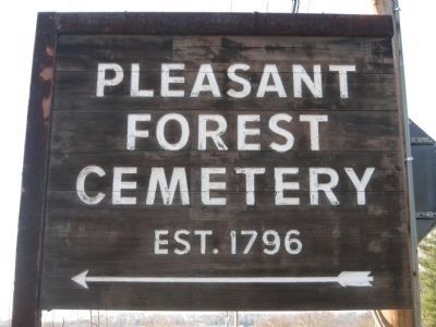 Pleasant Forest Cemetery image. Click for full size.