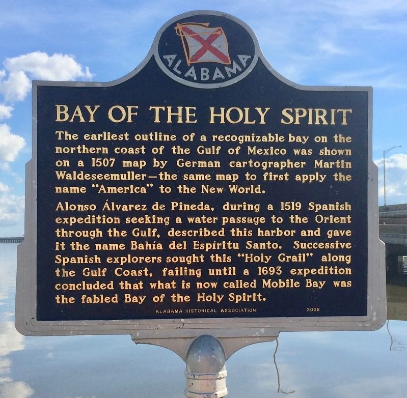 Bay of the Holy Spirit Marker image. Click for full size.
